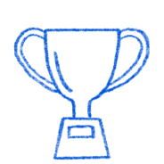 Drawing of a trophy