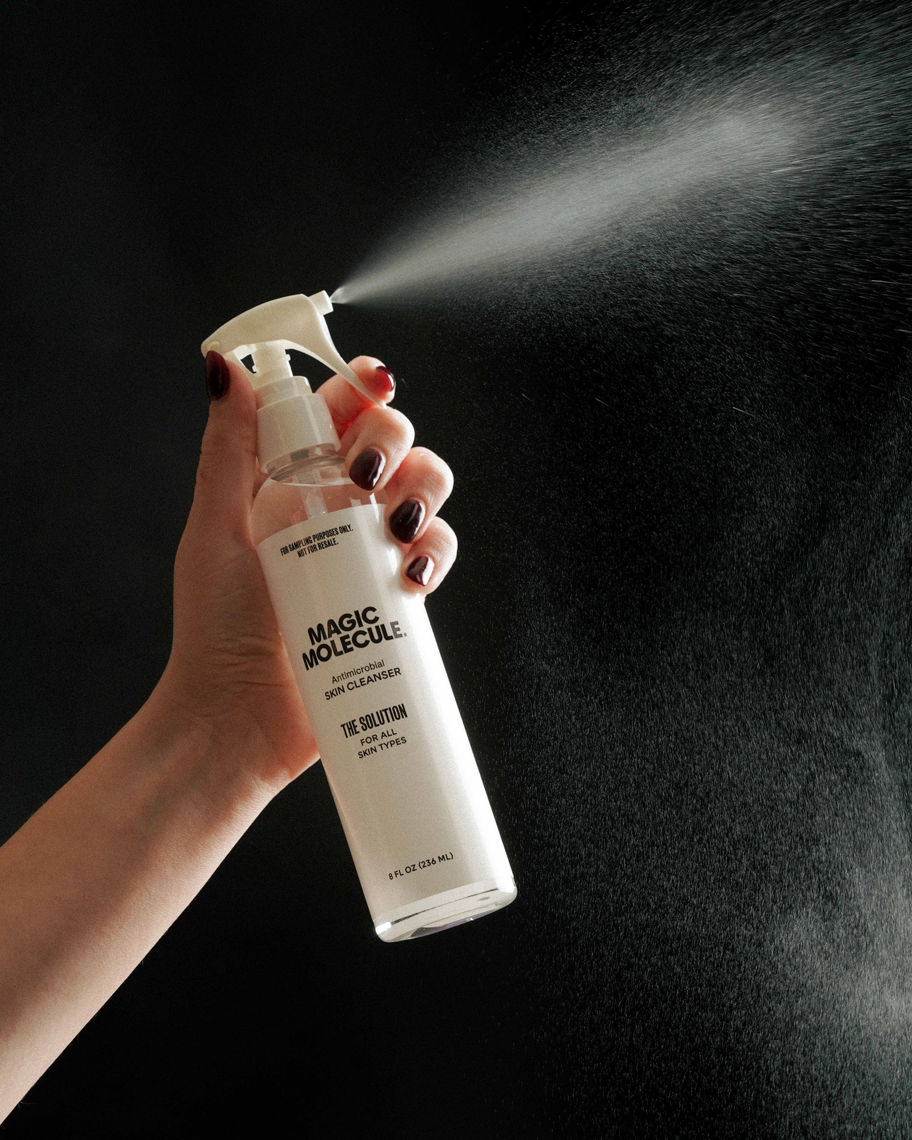 Professional spray being applied 