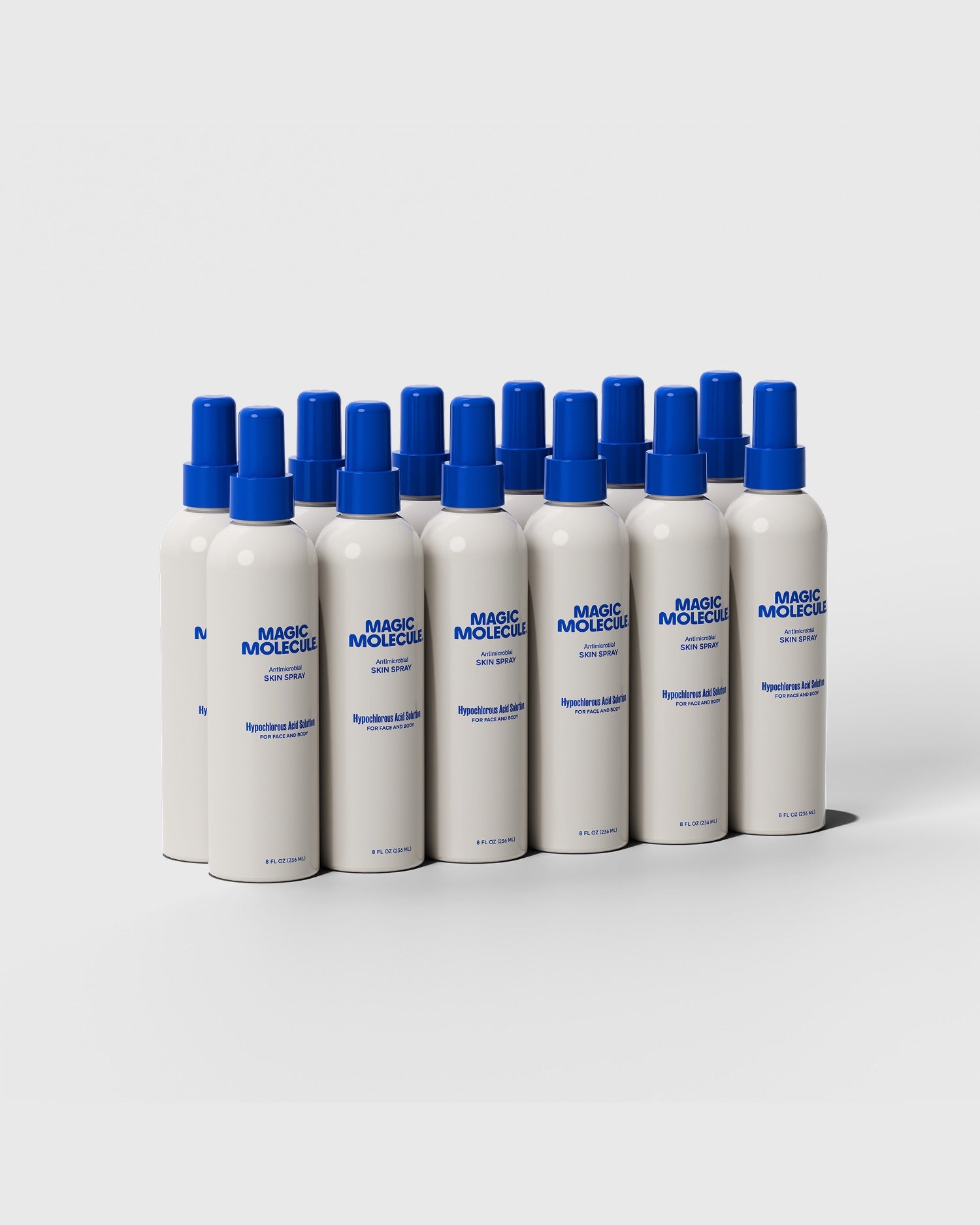 Array of 8oz skin spray bottles 