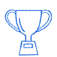 Drawing of a trophy 